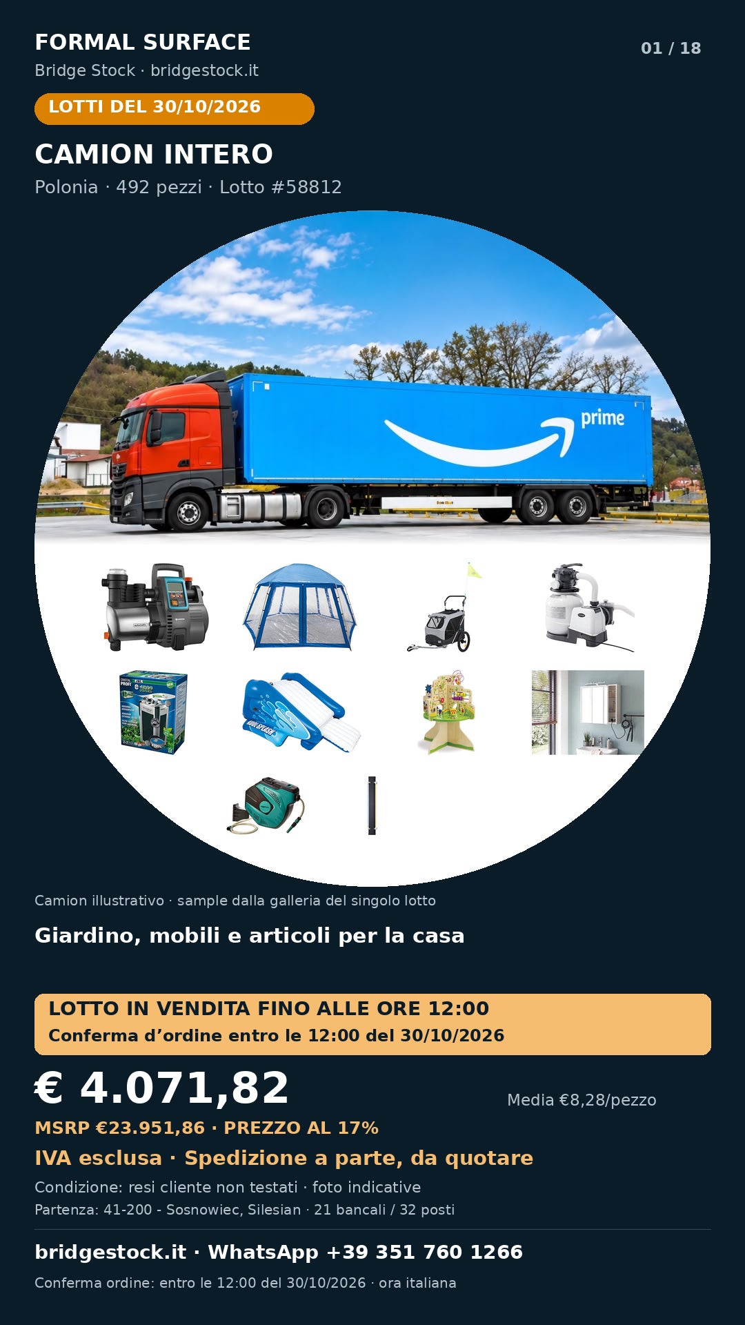 Scheda lotto 58812 del 30/10/2026