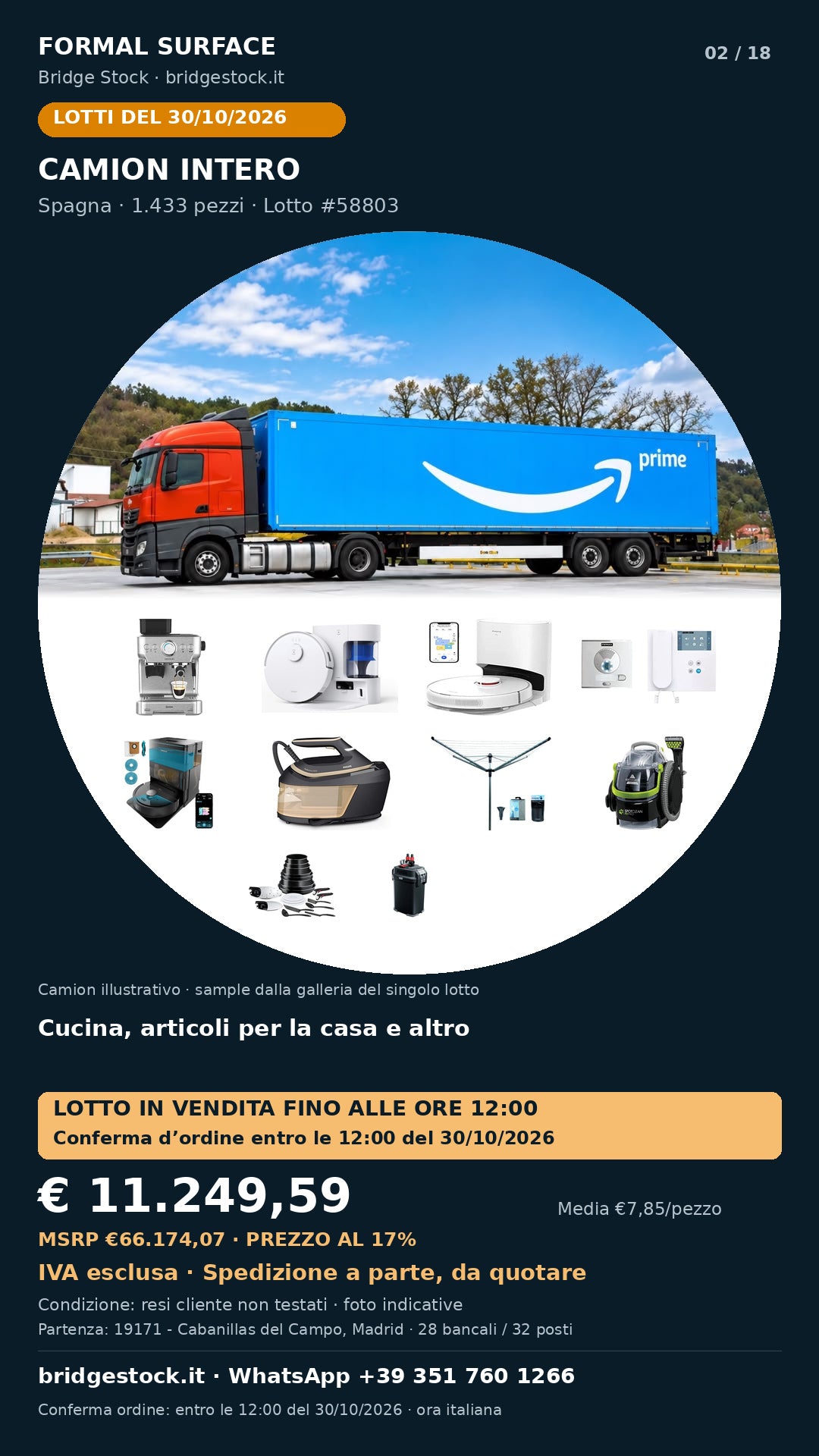 Scheda lotto 58803 del 30/10/2026