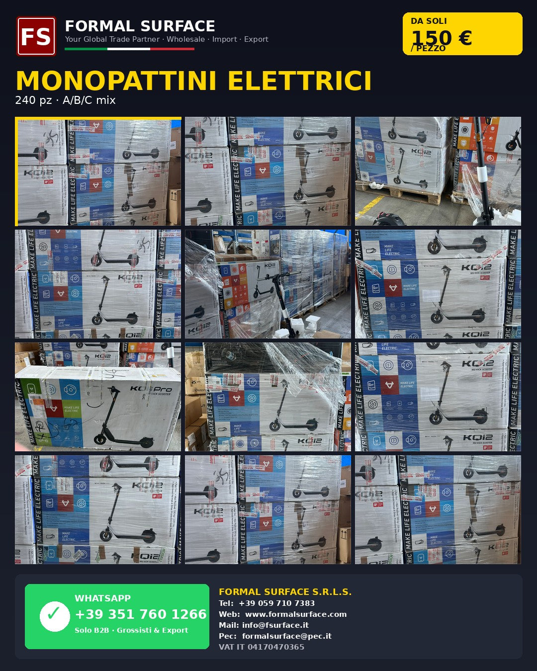Lotto Naim 07 - E-Scooter 240pcs