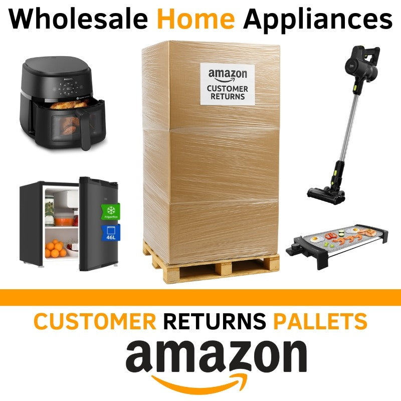 Pallet Amazon piccoli elettrodomestici · da 3 pallet — esempio di stock
