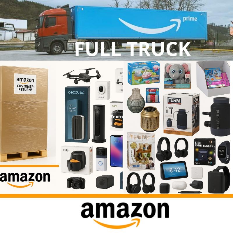 Camion Amazon Electro Mix A/B · 32 pallet XL — esempio di stock