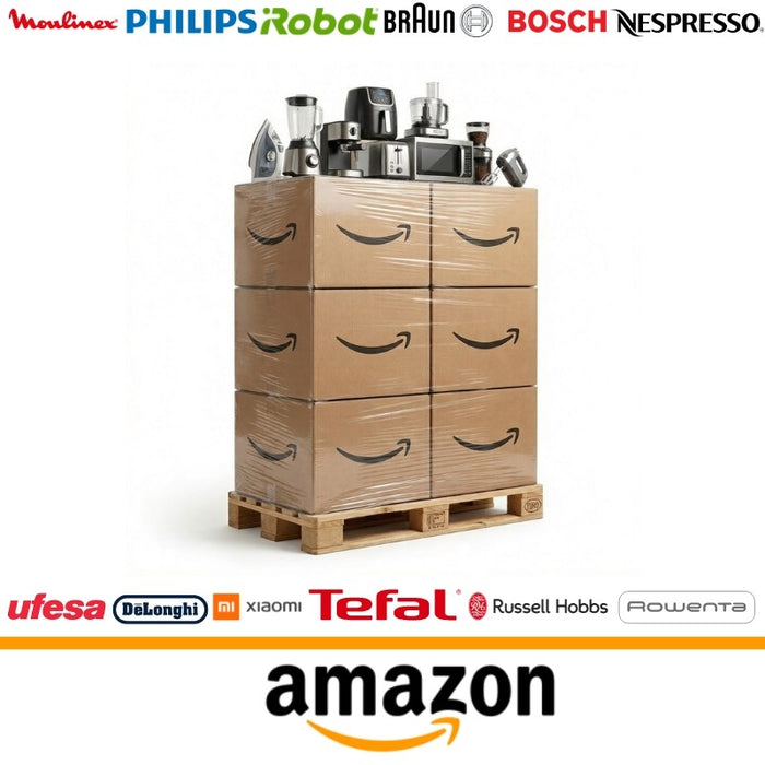 Pallet Amazon Casa e Cucina · 6 scatole — esempio di stock