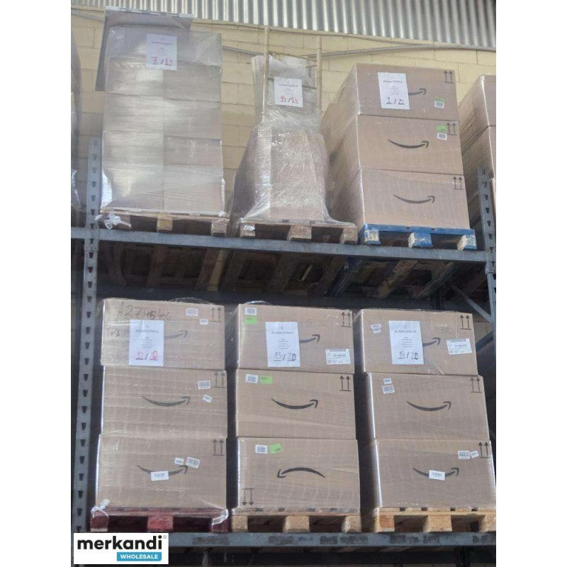 Camion Amazon · resi assortiti — esempio di stock